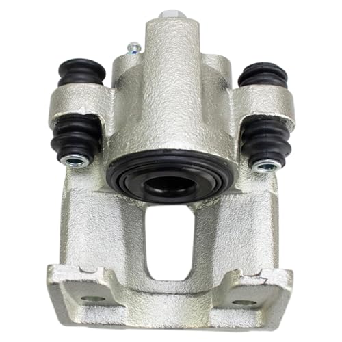 Image of TRQ Rear Brake Pad and Rotor Set Ceramic Solid Rotors Calipers
