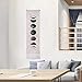 MARTINE MALL Tapestry Wall Hanging Tapestries Nine Phases of The Full Growth Cycle of The Moon Wall Tapestry Cotton Linen Wall Art, Modern Home Decor (White Moon Phase Change, 12.99