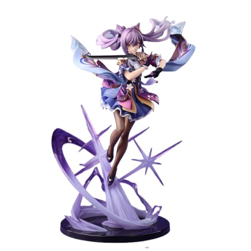 Figura KeQing 1/7 Estrella de Liyue PVC colección miniatura 1