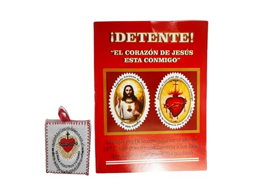 DETENTE Sacred Heart of Jesus Cloth Scapular with Prayer Book
