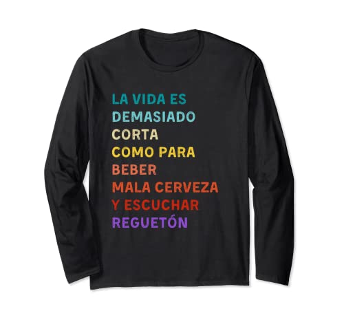Camiseta Musica Cerveza Divertida Graciosa Friki Manga Larga