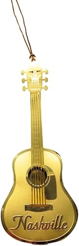 Miniatura 2 de Adorno navideño de guitarra Nashville, regalo de recuerdo de música de Tennessee