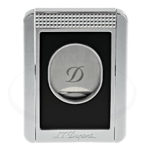 S.T. Dupont 003415 S.T. Dupont Cigar Cutter Stand, Black & Chrome, 2.5 x 1.9 x 0.2 inches (64 x 48 x 7 mm)