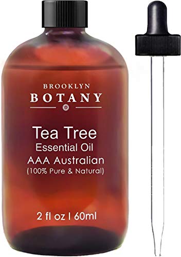 Brooklyn Botany Tea Tree Essential Oil - 100% Pure and Natural - Premium Grade Oil with Dropper - for Aromatherapy and Diffuser - 2 Fl Oz