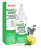 Nanoxa Shoe Deodorizer Spray, 150ML Powerful Foot & Shoe Odor Eliminator, Foot Spray for Smelly Feet, Fast-Acting & Long-Lasting Shoe Freshener Spray for Shoes, Gym Bags, Helmets