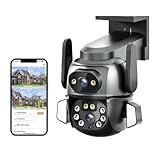 Images de double caméra sur le même écran de téléphone* Il y a 2 écrans vidéo dans l'APP, celui du haut est une caméra PTZ et celui du bas est une caméra à position fixe. Vous pouvez cliquer sur la position que vous souhaitez agrandir dans la vidéo de la caméra fixe, et la caméra PTZ à objectif zoom se déplacera vers la position spécifiée.