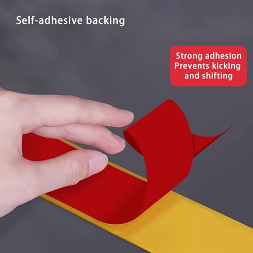 Protector plano para evitar resbalones con respaldo de alta adherencia gris duradero 6