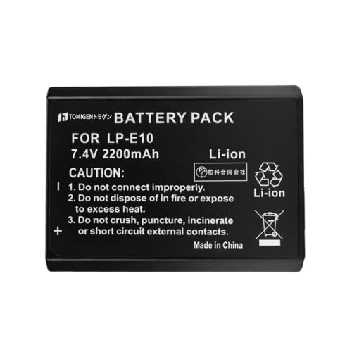 Canon�Ή� LP-E10 �J�����d�r �e?�V?�J�� �o�b�e���[ �o�b�e���[ �Ή�Canon EOS Kiss X50 / Kiss X70 / Kiss X80 / Kiss X90 �o�b�e���[ �Ή�7.4V 2160mAh 2026EV