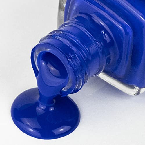Heroine.nyc Deep Blue Nail Polish - Cruelty-Free, Vegan And Non-Toxic (9-Free) Formula - .37 Fl. Oz. (11 Ml) - Royal Blue, 1 Bottle - Royal Blood #TOP4