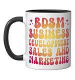 Business Development Sales And Marketing Ceramic Mug, Black/White, 11oz