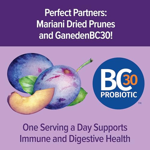 Mariani Premium Mariani Probiotic Prunes, 30 Oz - Resealable Bag, Dried Pitted Plums With Ganedenbc30 Probiotic Cultures thumb #2