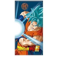 Drap De Plage Ou Serviette Bain Dragon Ball Super - Serviette Officielle 140x70cm 100% Polyester