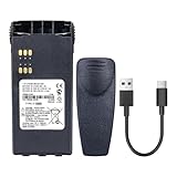 👑【【Kit Complet & Compatibilité Universelle】 Le pack comprend : 1 X batterie de remplacement PMNN4159AR, 1X clip ceinture, 1 X câble de chargement USB-C. Il s'agit d'une mise à niveau d'alimentation 100 % neuve, testée en usine, ou d'une solution de secours fiable pour les radios bi-bande Motorola des séries GP, HT, MTX, PRO (ce n'est PAS un produit OEM).