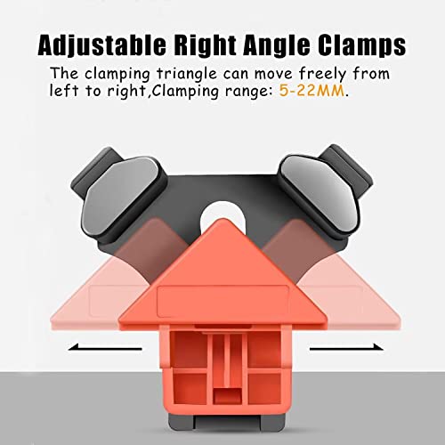 Gdfymi Corner Clamps For Woodworking, Right Angle Clamp, Wood Clamps, 90 Degree Clamp Woodworking Tools, Adjustable Spring Loaded Carson Clamps For Woodworking, Square Clamp For Carpenter,Frame (4Pcs) #TOP3