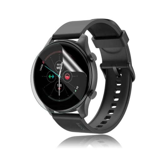 Image of BLACKSHEEP 2 Pack Membrane For OnePlus Watch 4 / Watch 4 Pro 46 mm Full Screen Coverage Flexible Watch Screen Protector with Easy Installation Kit