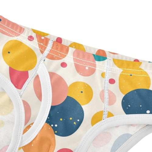 KLL Cute Colorful Irregular Polka Dot Baby Boys Cotton Underwear Cute Undies4