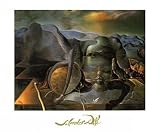 1art1 Salvador Dali Poster L enigme Sans Fin, 1938 Affiche Reproduction 80x60 cm