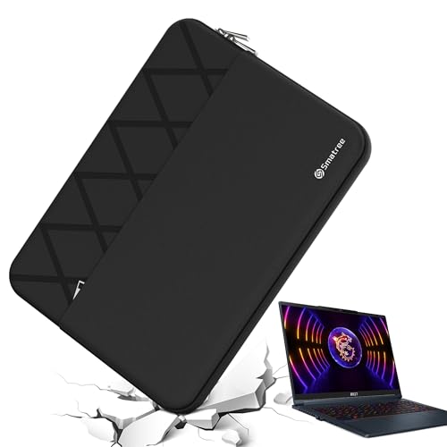 Housse 16 pouces Smatree pour MSI Stealth 16 AI et Crosshair 16 avec pochette