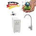 Produktbild Sprudel-Lok Sprudel aus dem Wasserhahn! Untertisch-Trinkwassersystem - Trinkwassersprudler NEUHEIT! inkl. 1-Weg-Zusatzarmatur Sandra Edelstahl Massiv und Anschluss-Set. Made in Germany