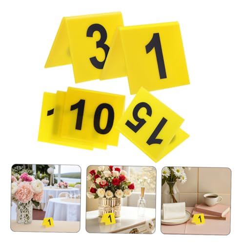 Marqueurs de table numéros compacts pour animer vos banquets et soirées jeux