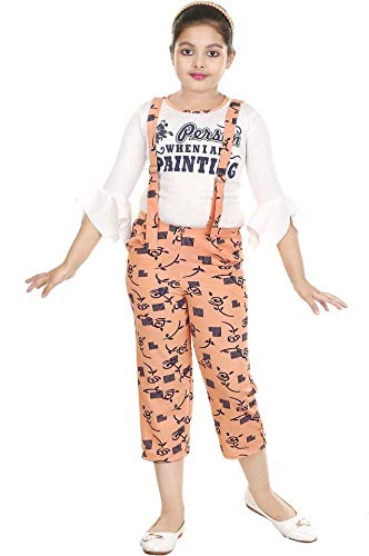 Krishna Industries Girl S Fit And Flare Midi Dress Krishna Industries001 Peach 11 12 Years Amazon In Clothing Accessories