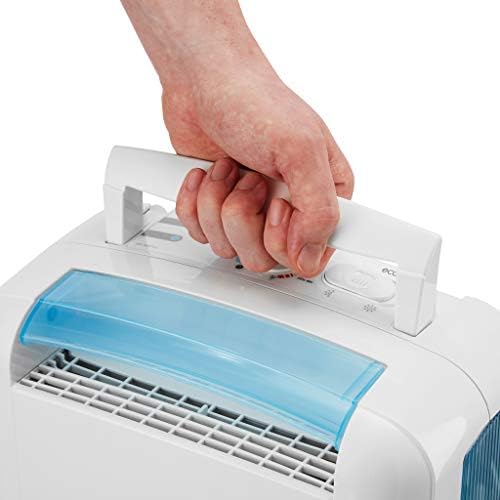 EcoAir DD1 Simple Blue MK3 Desiccant Dehumidifier | Rotary Dial | 7.5 L/Day | Quiet 34dBA | Anti Bacterial Filter | Laundry | 6Kg | Home Garage Basement Boat
