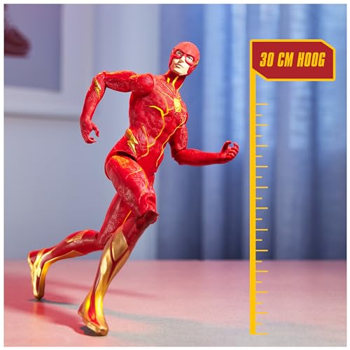 DC Comics - The Flash Speed Force Action-Figur zum Kinofilm, 30 cm, mit 15+ Licht- und Geräuscheffekten, ab 3 Jahren