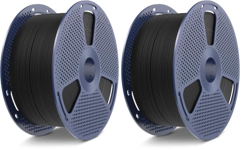 Image of SUNLU Large Spool 5KG High Speed PETG 1.75mm 3D Printer Filament, Black (Pack of 2)