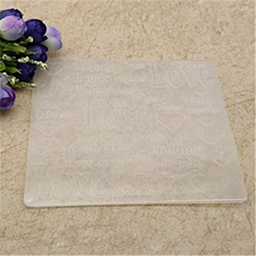Love Plastic Embossing Folder for DIY Scrapbook Card Envelop Album Frame Decoration Template