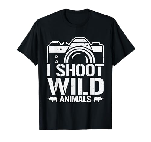 Foto Animales Salvajes Fotógrafo de animales de vida silvestr Camiseta