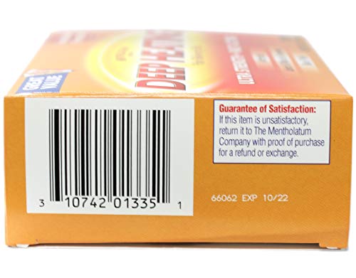 Mentholatum Deep Heating Pain Relieving Rub 2 x 2 Ounce (Value Pack of 5)