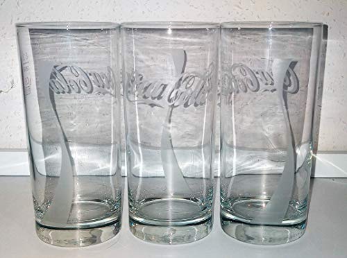 / glas/glas/retro/vintage/80-0-tal/3 x 0,3 liter/gastrokvalitet/coca-cola