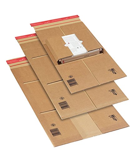 Universal-Versandverpackung, CP 035.02, Menge: 100 Stück, Farbe: braun, Maxibrief, Karton