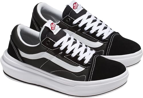Vans Vans - Unisex Old Skool Overt Cc Shoes, Color Black/White, Size: 3.5 D(M) US Mens / 5 B(M) US Womens