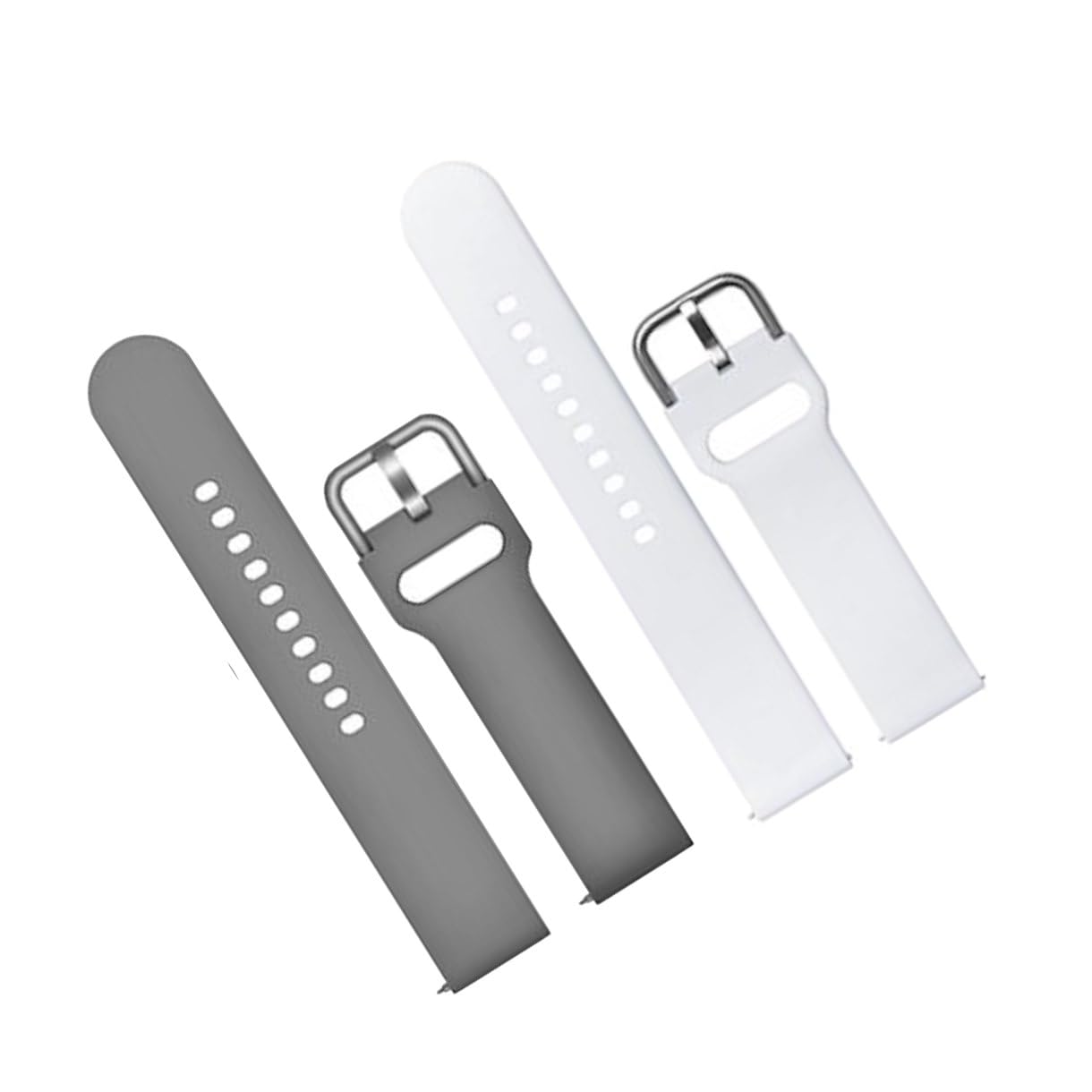 STRAPY 22mm Soft Silicone with Metal Buckle Strap Replacement Belt Band for Boat Storm Call, Wave Call, Wave Lite, Flash, Blaze, Xtend Pro Smart Watch Strap (Pack Of 2)-image-46