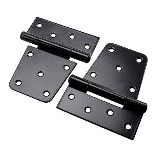 Yaegoo 3.5Inch Shed Hinges Door Hinges Square Barn Hinges Heavy Duty Gate Hinges thumb #6