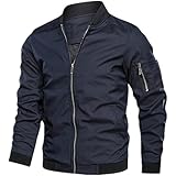Blouson, collar de soporte. NP Autumn Men\'s Bomber Zipper Male Casual Spring Streetwear Hip Hop Slim Fit