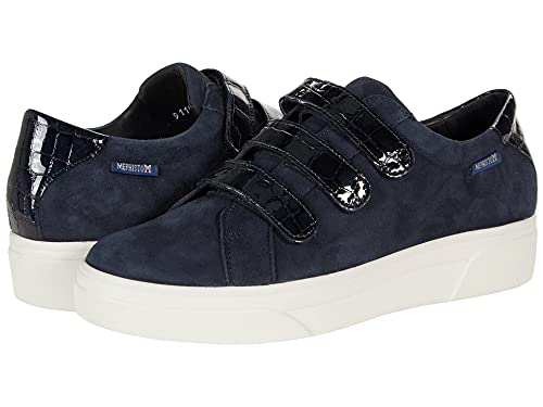 Mephisto Frederica Navy Velcalf Premium Eu 37 (Us Women's 7) B (M) #TOP15