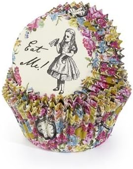 Talking Tables Truly Alice Cupcake Cases, Multi-Colour, Medium