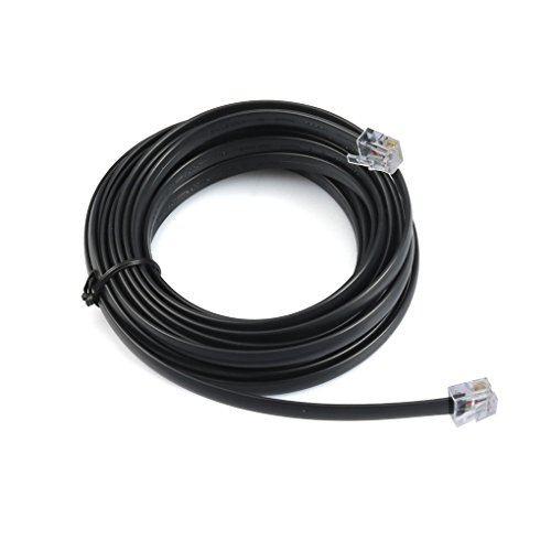 Censhaorme 11cm / 5m 6 Pines Conector del Panel Frontal Separar separación Cable por Cable para la Radio de Coche para TYT TH-9800 TH-7800 Radio de Coche