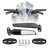 GZZTORES Motorcycle Rearview Mirror, Compatible...