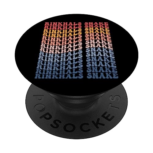 Rinkhals Snake Groovy Retro PopSockets Standard PopGrip