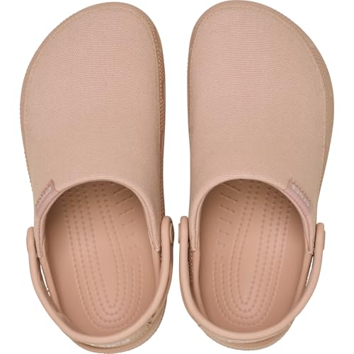 Crocs Sabots Classiques en Toile Unisexes pour Adultes pour Homme et Femme, Caramel Rose, 7 Women/5 Men