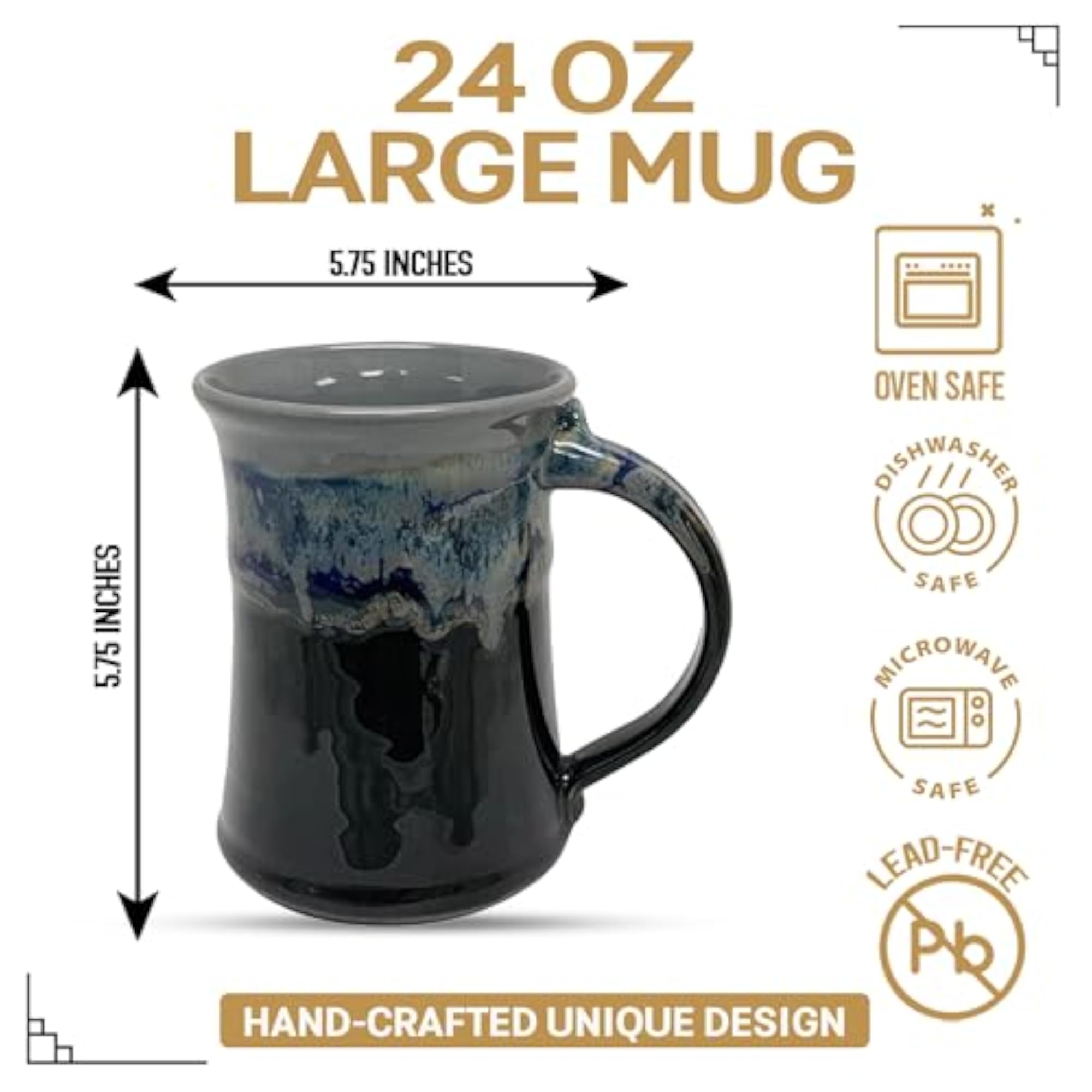 Large Stormy Night Mug