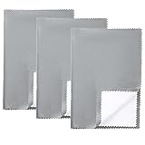 Pro Size Polishing Cloth Large Cleaning Cloths for Gold Silver and Platinum Jewelry Coins Watch, Sil