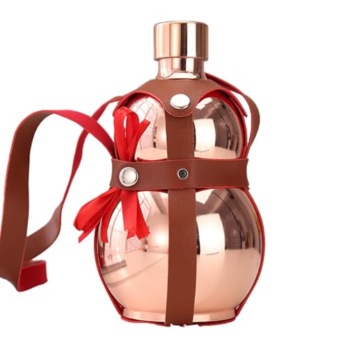 Gourd Bottle - Sports Water Bottle Kettle,Stainless Steel Water Bottle Kettle, Sports Water Bottle for Camping Cycling, Travel Drinking Bottle