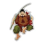 Sticker Shop Haru イラストステッカー 七福神 【恵比須様】 15cm