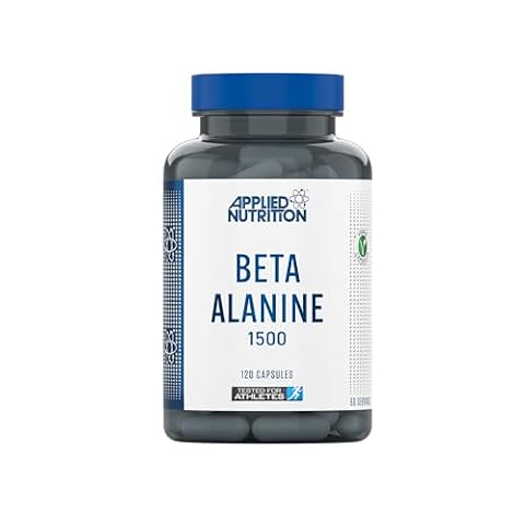 Applied Nutrition Beta Alanine 1500 – Suplement Aminokwasowy, Wzmacnia i Poprawia Wydajność, 750mg Beta Alaniny na Kapsułkę (120 Kapsułek - 60 Porcji)