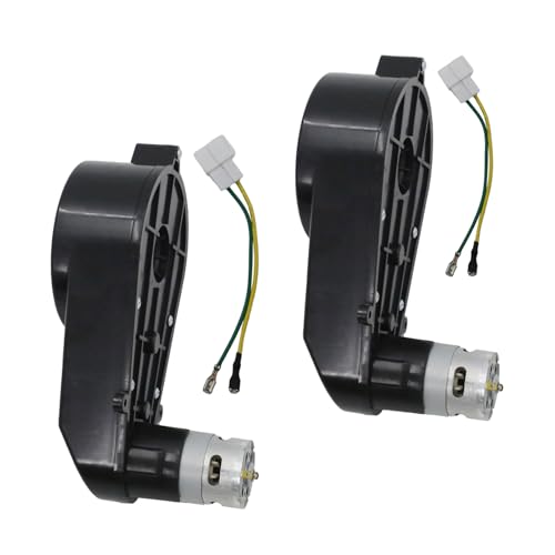 Veicoli per bambini, motore di propulsione, 24 V, 40000 RPM, RS555 – Set di 2 motori di propulsione di ricambio per bambini, veicoli elettrici per bambini, veicoli giocattolo (nero)