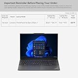 Smatree Pokrowiec na laptopa 16 cali do Lenovo ThinkPad E16 Gen 1/2 z kieszenią na akcesoria, zamek błyskawiczny YKK, opatentowana, odporna na wstrząsy konstrukcja (E619)